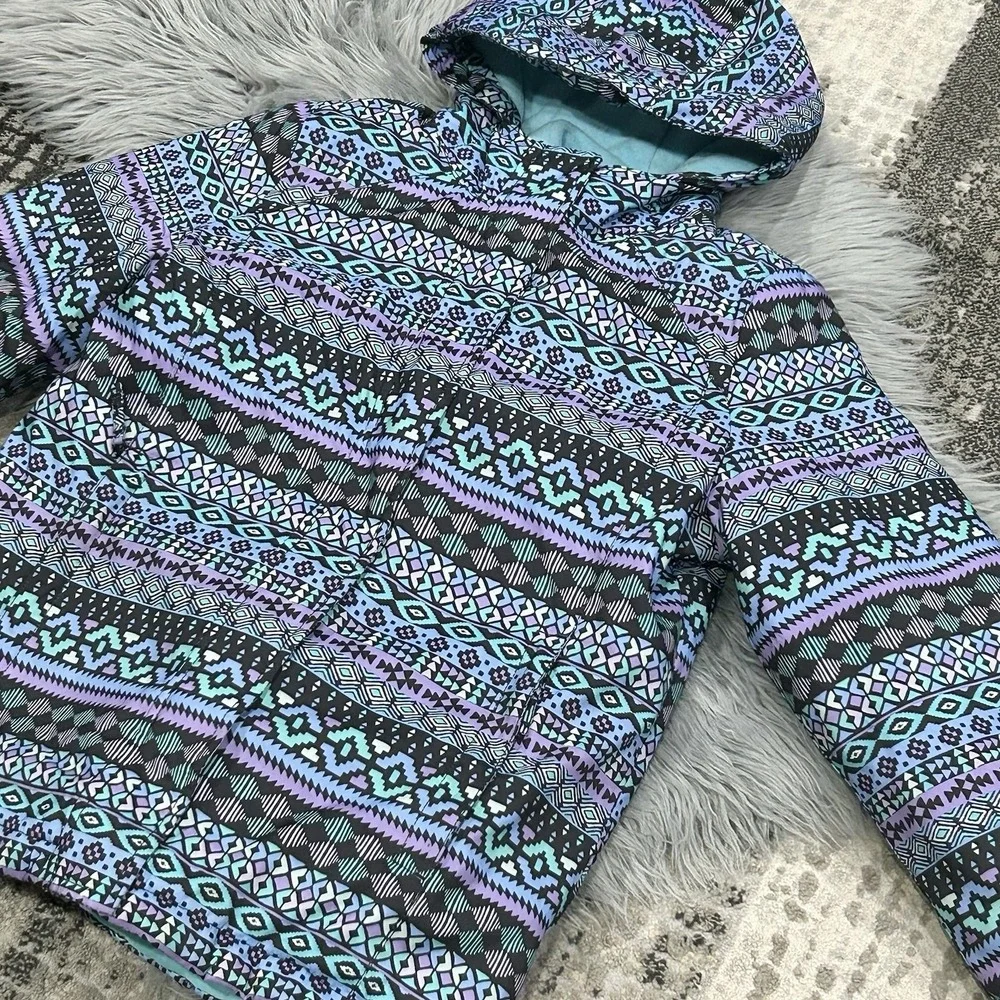 The Children's‎ Place Girls Long Sleeve Printed 3 In 1 Jacket Size 10/12